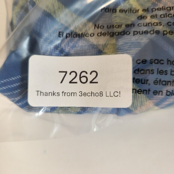 J Jill Sleeveless Midi Dress Womens Small Plaid Buttons Pockets Blue Yellow - Picture 14 of 14